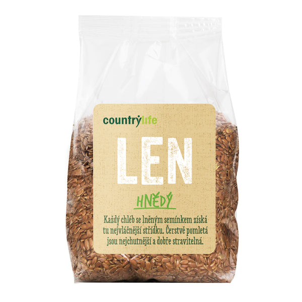 132003 Len hnědý 300 g COUNTRY LIFE-1