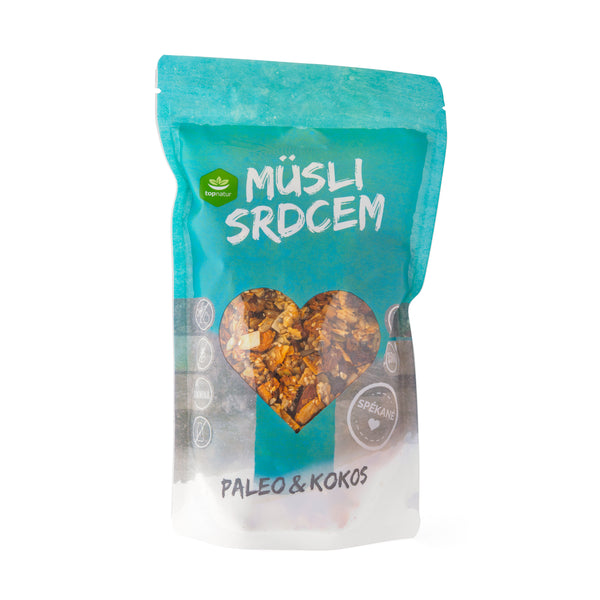 233080 Müsli srdcem paleo & kokos350 g TOPNATUR-1