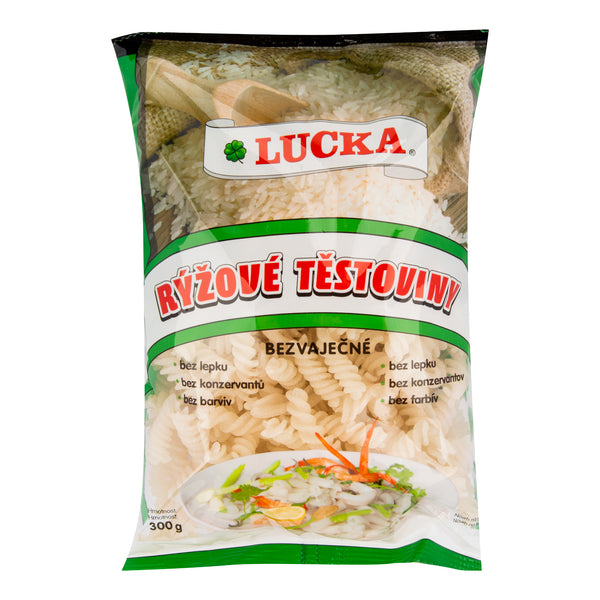 263013 Těstoviny vřetena rýžové bezlepkové 300 g LUCKA-1