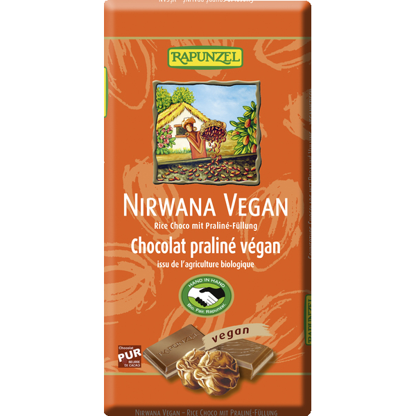 Rapunzel Čokoláda Nirwana Vegan s nugátem BIO (100 g)