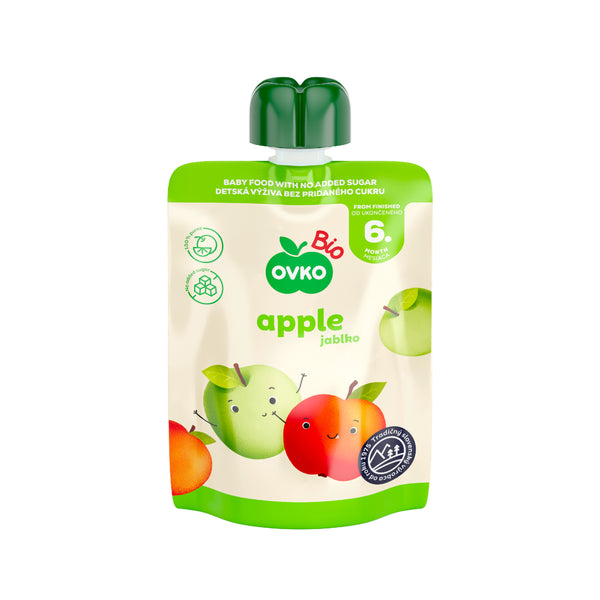 330078 !X! Příkrm jablko - kapsička 90 g BIO OVKO-1