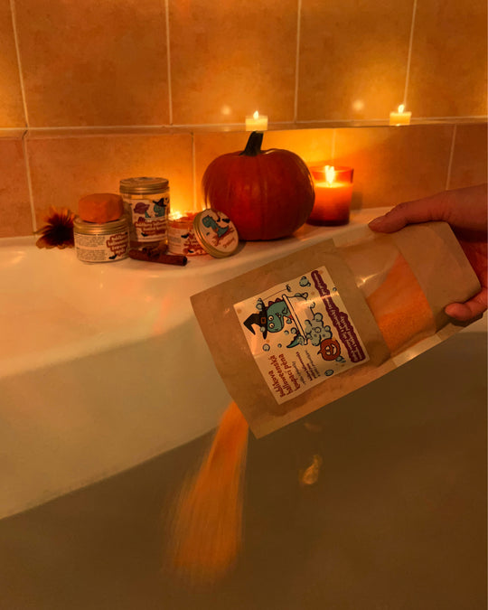 Pure Harmony Bublíkova halloweenská koupací pěna v prášku s probiotiky (160 g)