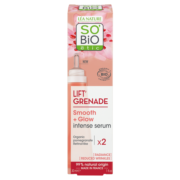 SO’BiO étic Sérum rozjasňující proti vráskám Lift'Grenade BIO (30 ml)
