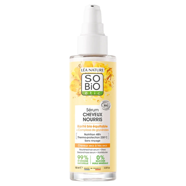 SO’BiO étic Sérum vlasové ochranné pro suché a poškozené vlasy BIO (100 ml)