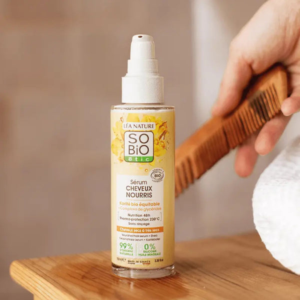 SO’BiO étic Sérum vlasové ochranné pro suché a poškozené vlasy BIO (100 ml)