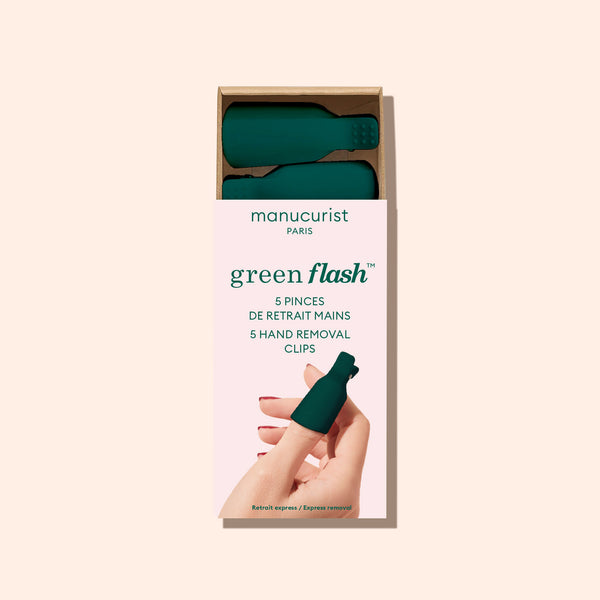 Manucurist Klipy pro odstranění Green Flash LED gel laku (5 ks)