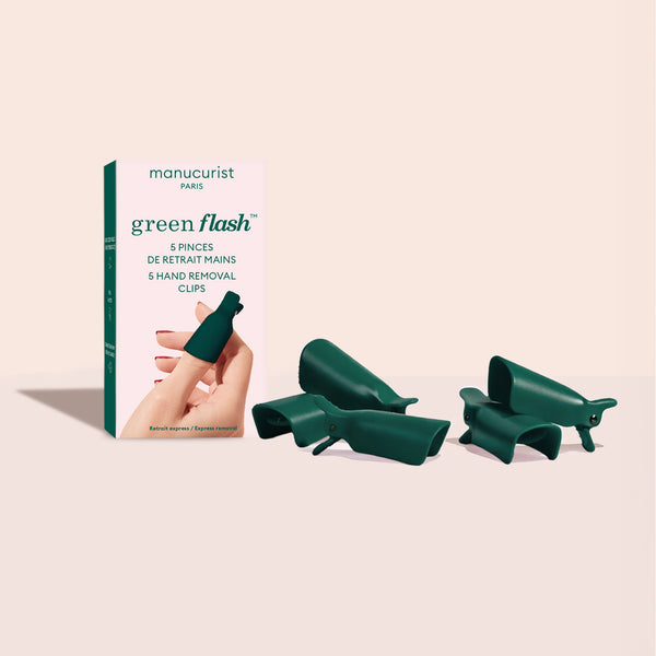 Manucurist Klipy pro odstranění Green Flash LED gel laku (5 ks)