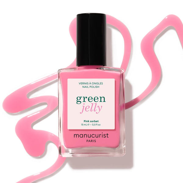 Manucurist Green Jelly schnoucí lak na nehty - Pink Sorbet (15 ml)