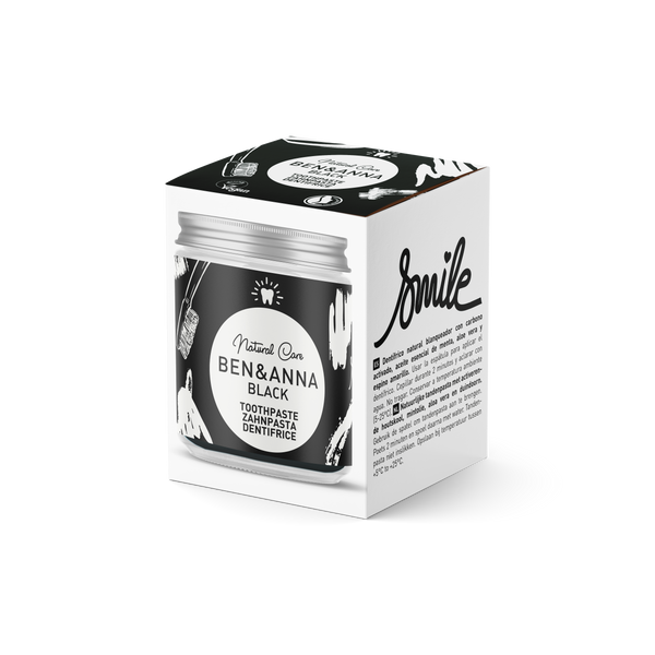 Ben & Anna Zubní pasta pro bělení zubů s aktivním uhlím (100 ml)