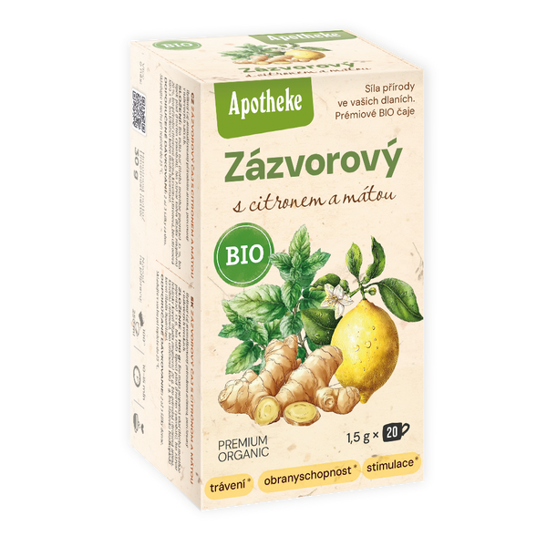 510106 Čaj Zázvorový s citronem a mátou 30 g BIO MEDIATE-1