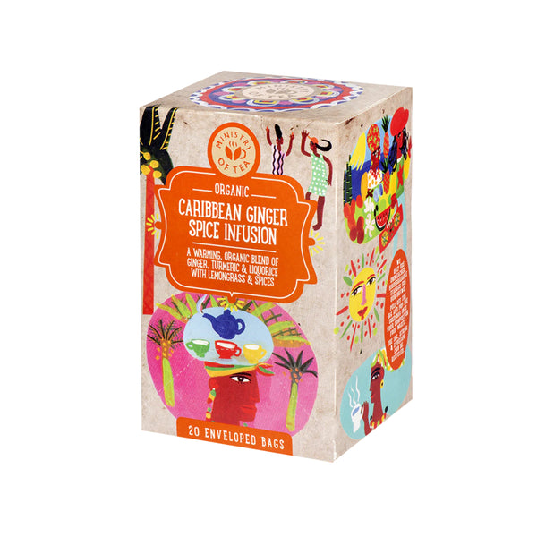 510626 Čaj Caribbean ginger spice 20ks sáčků 36 g BIO MINISTRY OF TEA-1