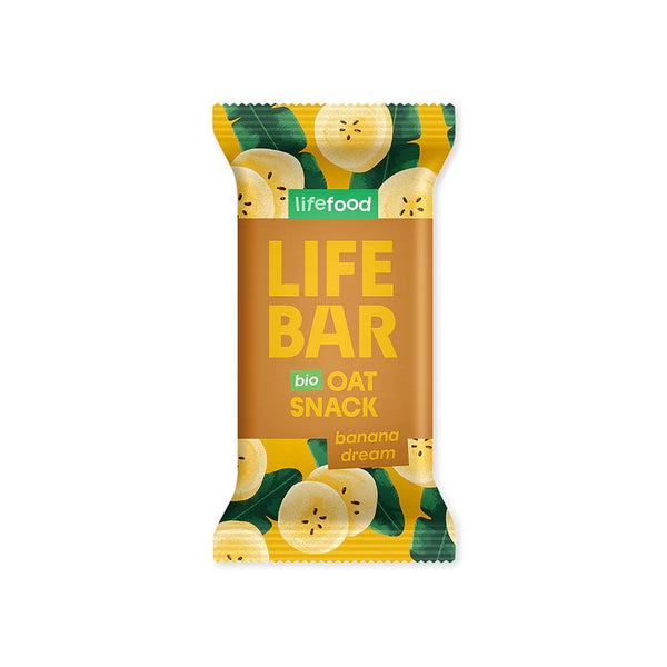 Lifefood Tyčinka Lifebar Oat Snack Banana Dream BIO (40 g)
