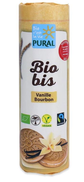 Pural Biobis Sušenky s vanilkovým krémem BIO (320 g)
