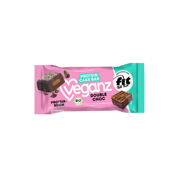 630425 Tyčinka proteinová Cake bar Double Choc 45 g BIO VEGANZ-1