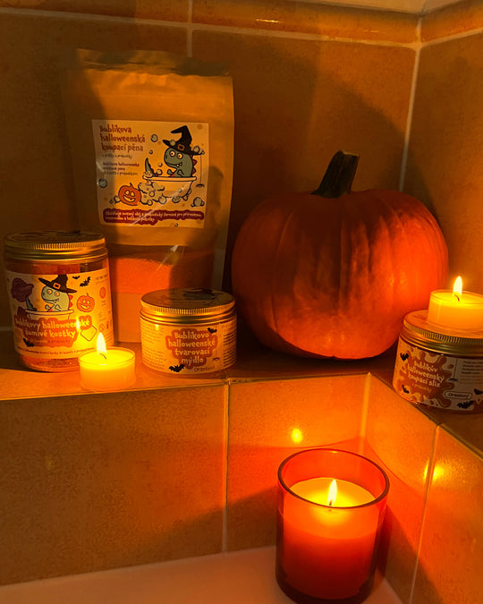 Pure Harmony Bublíkova halloweenská koupací pěna v prášku s probiotiky (160 g)