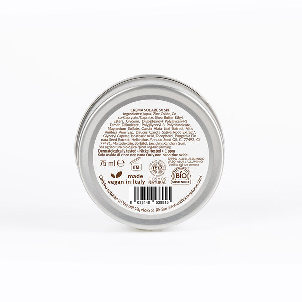 Officina Naturae Opalovací krém SPF 50 v plechové dóze (75 ml)