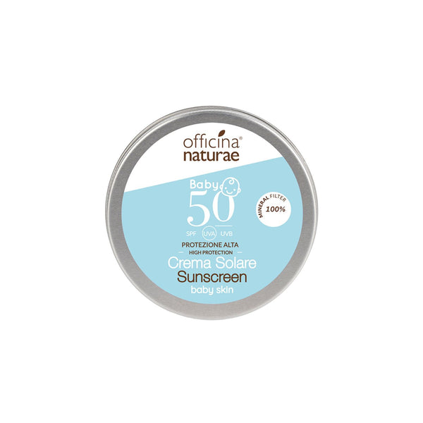 Officina Naturae Opalovací krém pro děti a citlivou pokožku SPF 50 v plechové dóze (75 ml)