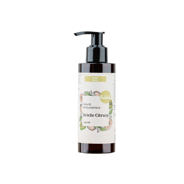 Kvitok Tekuté mýdlo Svěží citrusy (150 ml)