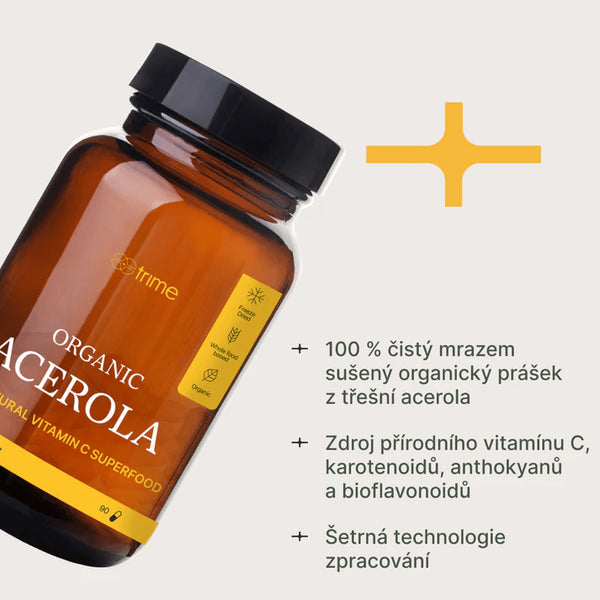 Trime Organic Acerola (90 kapslí)