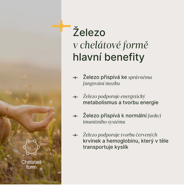 Trime Železo - bisglycinát železnatý (90 kapslí)