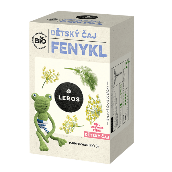 LEROS Dětský čaj Fenykl BIO - nálev. sáčky (20 x 1,5 g)