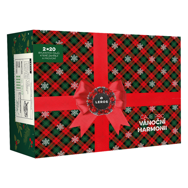 LEROS Dárková sada (2 x 20 nálev. sáčků) - Čaje pro vánoční harmonii
