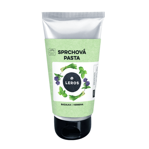 LEROS Sprchová pasta (130 ml) - Bazalka & verbena