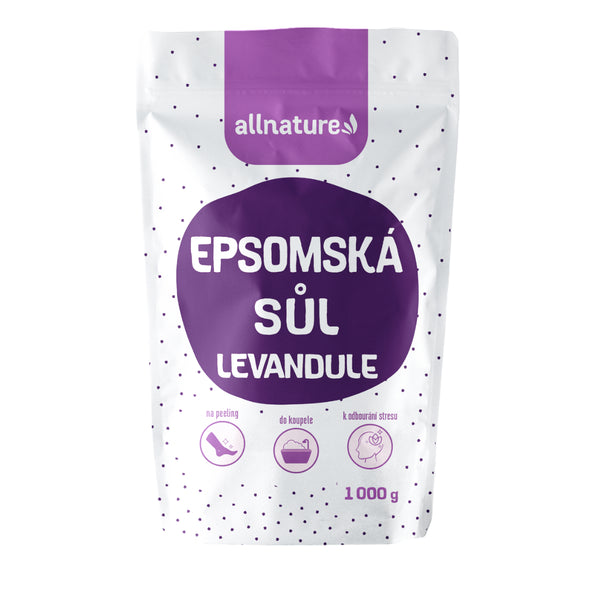 Allnature Epsomská sůl Levandule (1 kg)