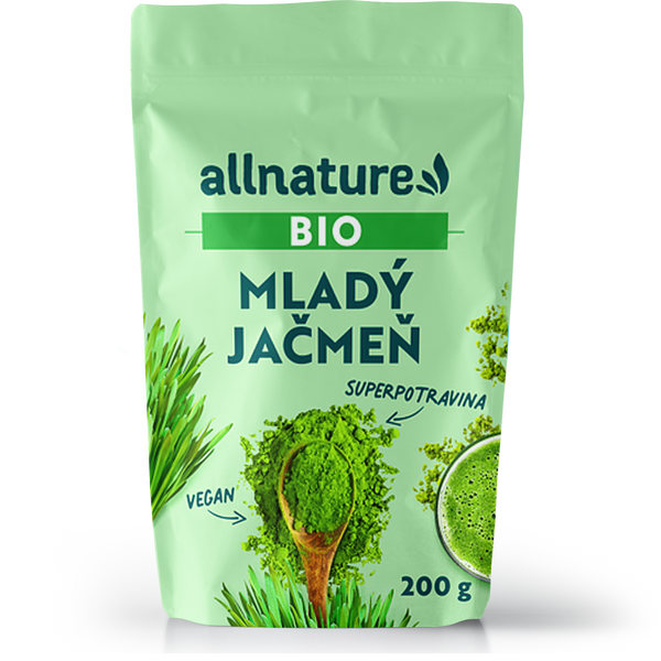 Allnature Mladý ječmen prášek BIO