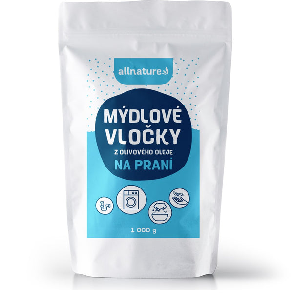 Allnature Mýdlové vločky z olivového oleje