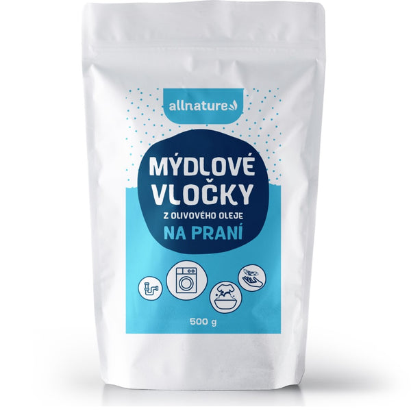 Allnature Mýdlové vločky z olivového oleje