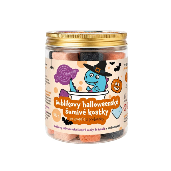 903782 Kostky do koupele šumivé Bublíkovy halloweenské s probiotiky 180 g PURE HARMONY-1