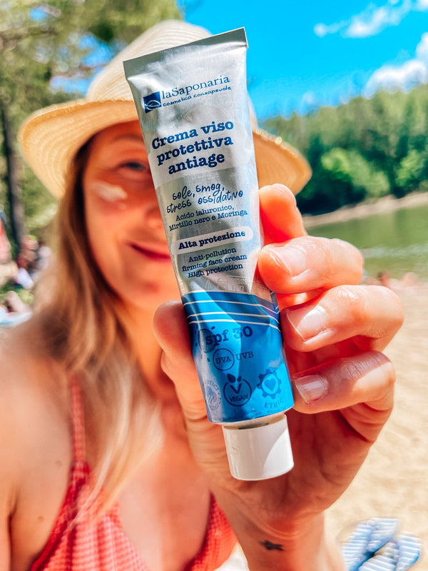 laSaponaria Zpevňující a ochranný pleťový krém SPF 30 BIO (40 ml) - pošk. obal