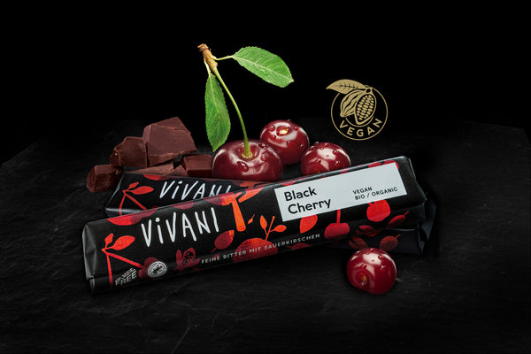 Vivani Čokoládová tyčinka s višněmi BIO (35 g)