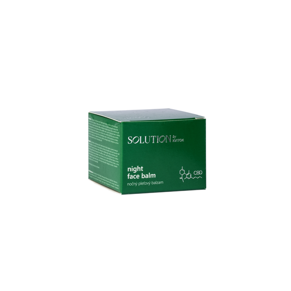 Kvitok Solution Konopný pleťový krém - noční (30 ml)