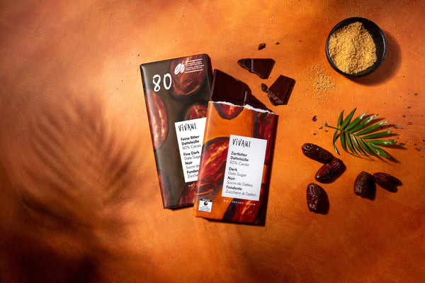 Vivani Čokoláda hořká s datlemi 80% BIO (80 g)