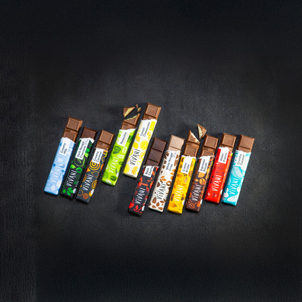 Vivani Tyčinka mléčná čokoláda karamel BIO (40 g)