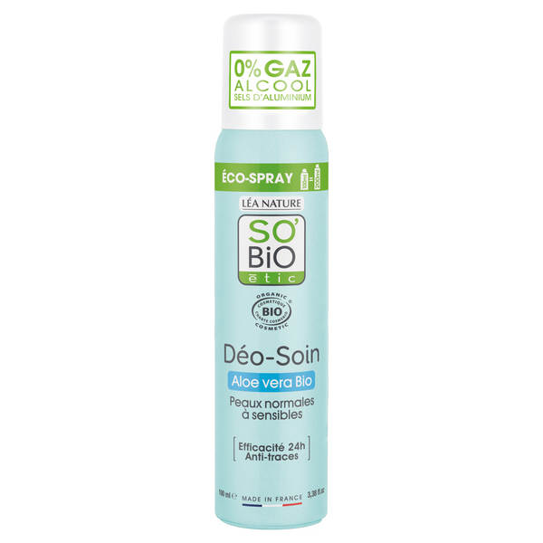 SO’BiO étic Deodorant přírodní ECO SPRAY 24h - Aloe vera BIO (100 ml)