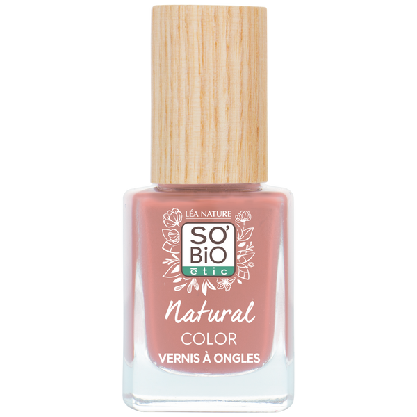 SO’BiO étic Lak na nehty - 45 růžová pivoňka (11 ml)