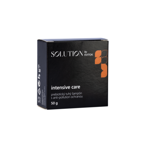 Kvitok Solution Prebiotický tuhý šampon s anti-pollution ochranou Intensive Care (50 g)