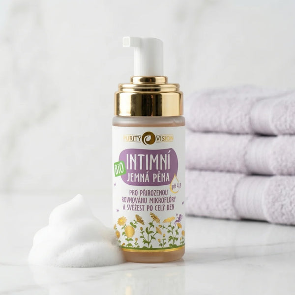 Purity Vision Jemná mycí intimní pěna BIO (90 ml)