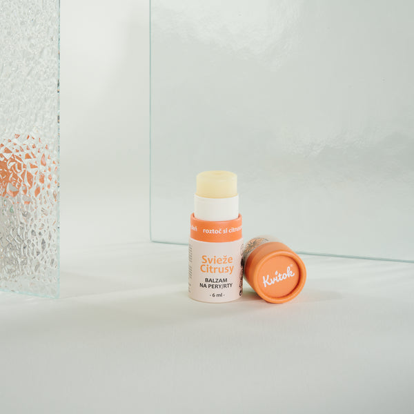 Kvitok Balzám na rty Svěží citrusy (6 ml)