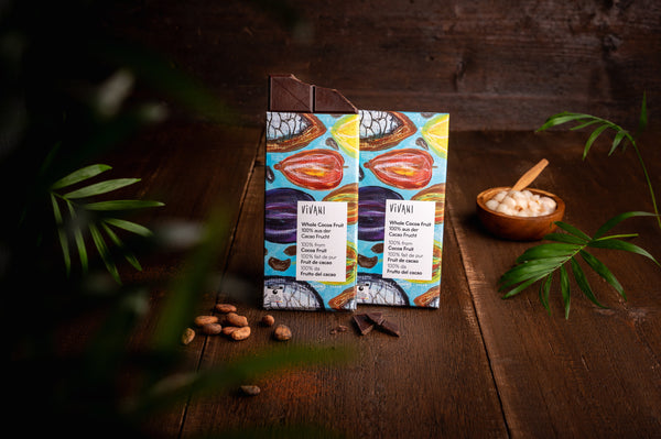 Vivani Čokoláda hořká Whole Cocoa Fruit 100 % BIO (80 g)