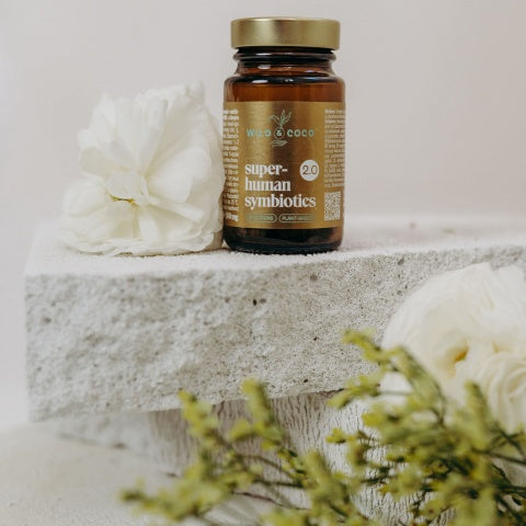 Wild & Coco Probiotika Superhuman Symbiotics 2.0 (30 kapslí)