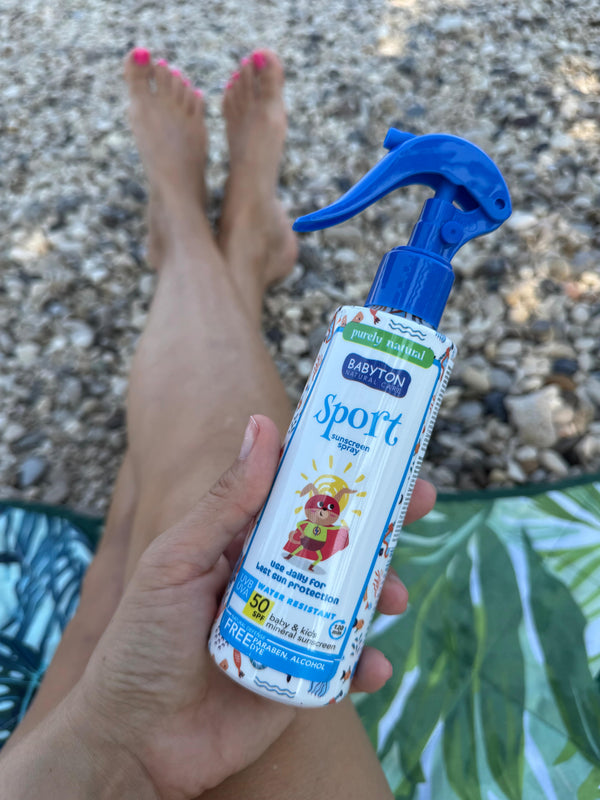 Babyton Opalovací mléko ve spreji pro děti SPF 50 SPORT (200 ml)