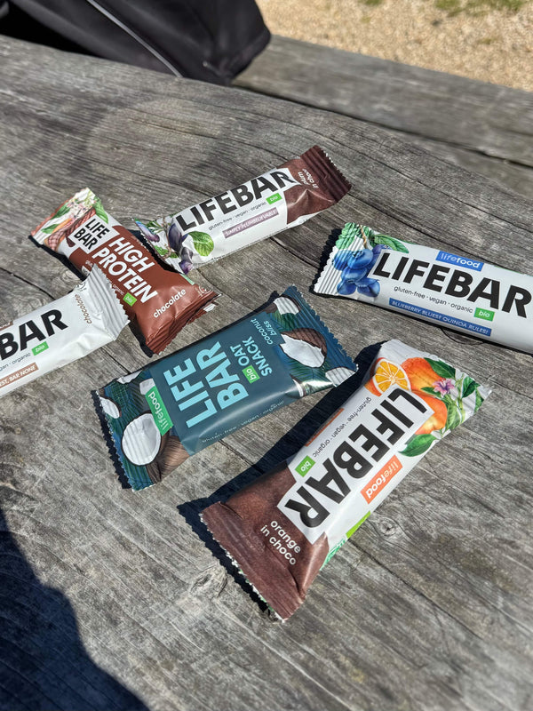 Lifefood Tyčinka Lifebar borůvková s quinoou RAW BIO (40 g)