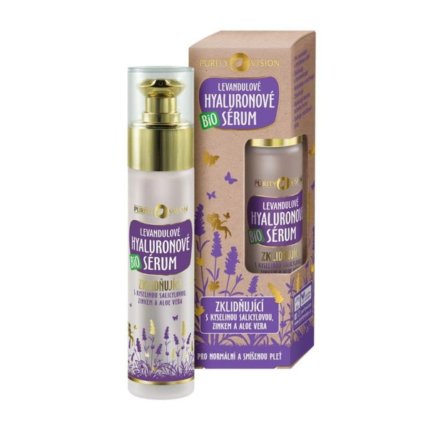 Purity Vision Zklidňující levandulové hyaluronové sérum (50 ml)