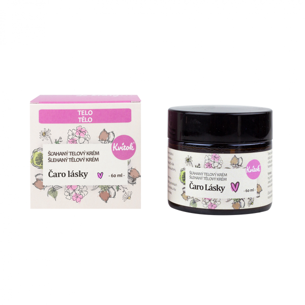 Kvitok Šlehaný tělový krém Kouzlo lásky (60 ml)
