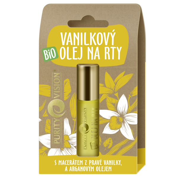 Purity Vision Vanilkový olej na rty BIO (10 ml)