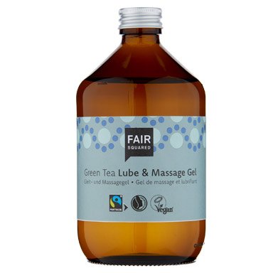 Fair Squared Lubrikační a masážní gel se zeleným čajem